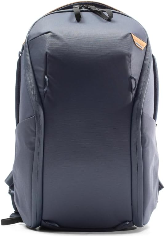 Everyday Backpack Zip 15L, Midnight, 270-Degree Zip, Dual Side Pockets, FlexFold Dividers, Fits 15" Laptop, For Camera Carry, Daily Commutes or Travel, Versatile Backpack for Men and Women