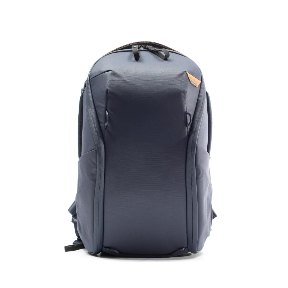 Peak Design Everyday Backpack Zip 15L Midnight 270-Degree Zip Dual Side Pockets FlexFold Dividers Fits 15 Laptop For