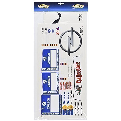 Carson Decal Sheets 1:5 Vauxhall Astra V8 Coupe 24h Race Promotional Stickers 32214