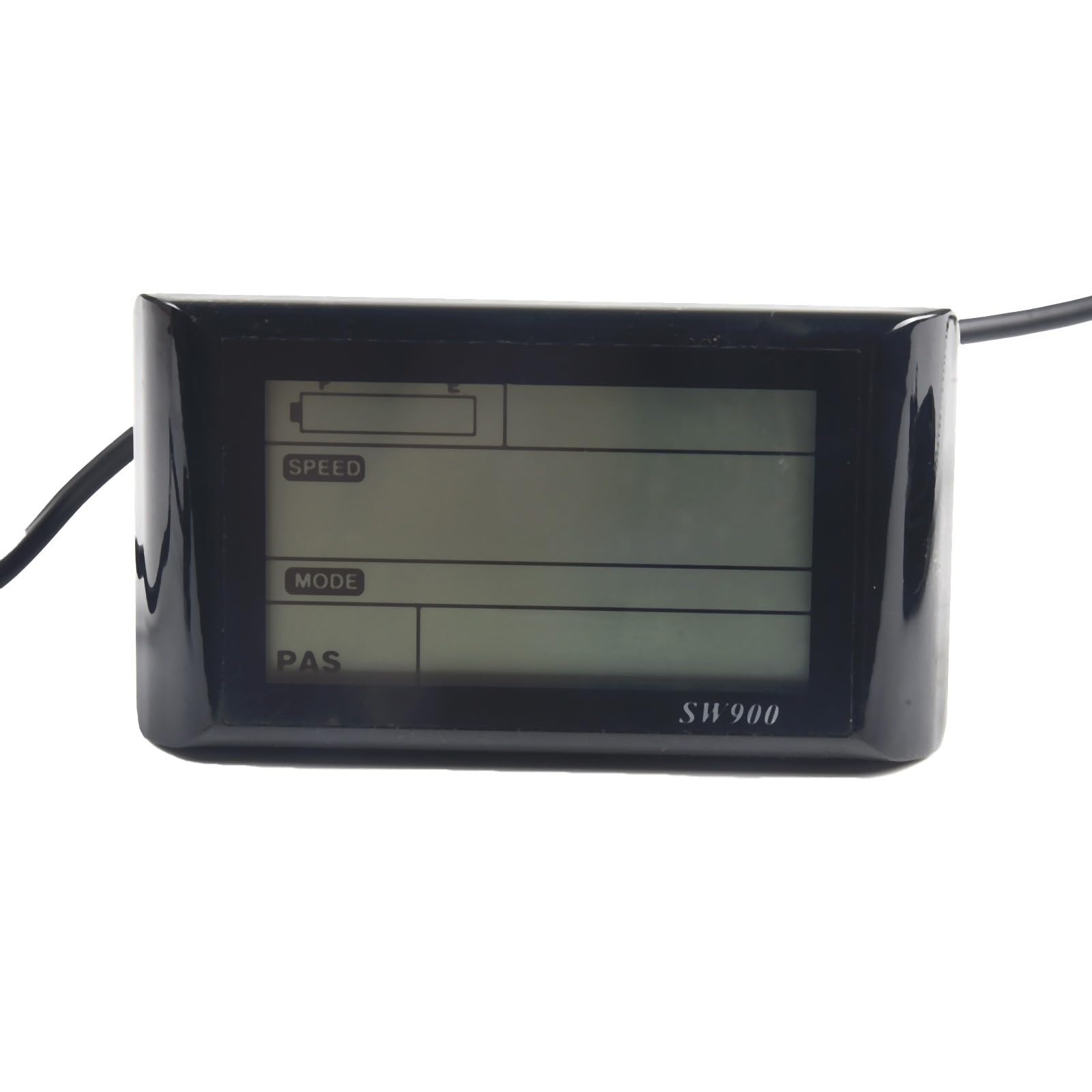 Panel de visualización LCD para bicicleta eléctrica, SW900 LCD E-Bike Panel de control con monitoreo de datos en tiempo real para sistemas de 24/36/48 V