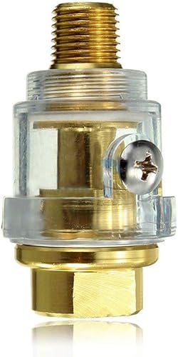Miniatura 4 de Beduan Mini engrasador automático en línea, 1/4 "NPT,Lubricador de aceite para compresión de aire