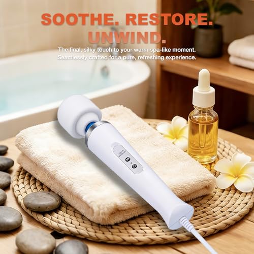 Image of Handheld Electric Back Massager, 10 Speed Wired Deep Tissue Vibrating Massager for Muscle Aches