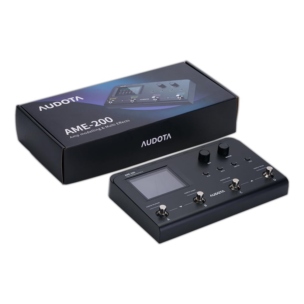 ギター AUDOTA AME-200 Amazon.com: AUDOTA AME-200 Guitar Multi Effects Processor with Amp