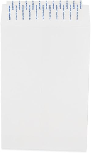 Miniatura 10 de JAM PAPER Sobres de negocios de monedas #7 con cierre de despegar y sellar, 3 12 x 6 12, color blanco, paquete de 50 unidades