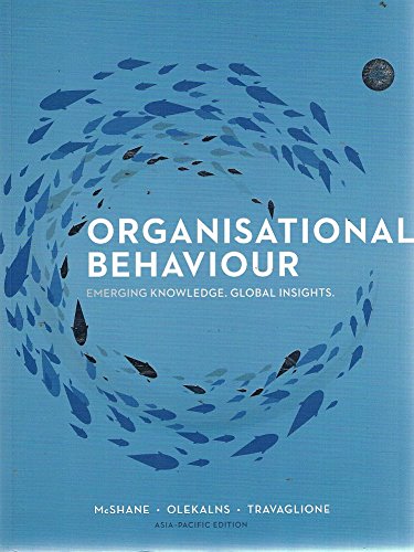 Buy Organisational Behaviour Emerging Knowledge Global Insights Book