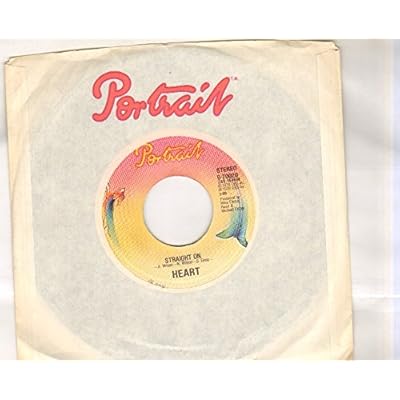 HEART - STRAIGHT ON - 7 inch vinyl / 45