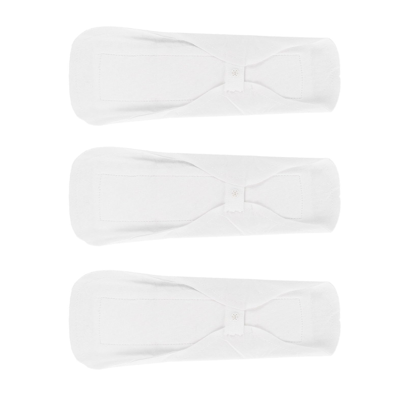 Veemoon Reusable Menstrual Pads 3Pcs Washable Cotton Sanitary Napkins 270Mm Soft Breathable Feminine Care Cloth Pads for Women