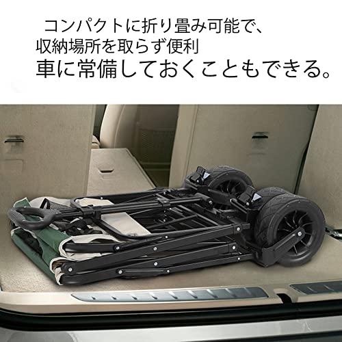DINGHANGアウトドアワゴン キャリーカート キャンプカート 