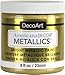 DecoArt ADMTL14-36 Americana Decor Metallics Craft Paint, Soft Gold, 8-oz. - Quantity 3