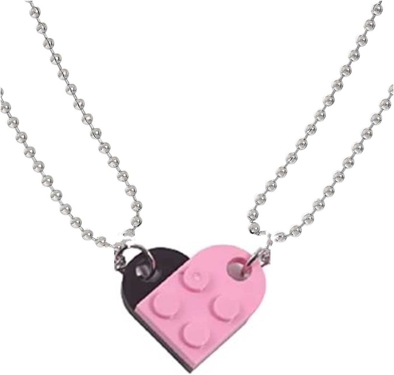 Cute Love Heart Brick Pendant Necklace Couples Zambia Ubuy