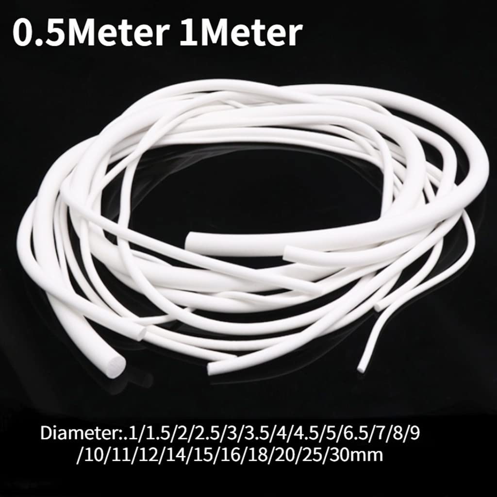 Striscia di tenuta della schiuma di silicone, diametro rotondo 1-9mm della striscia di sigillamento della spugna della gomma di silicone