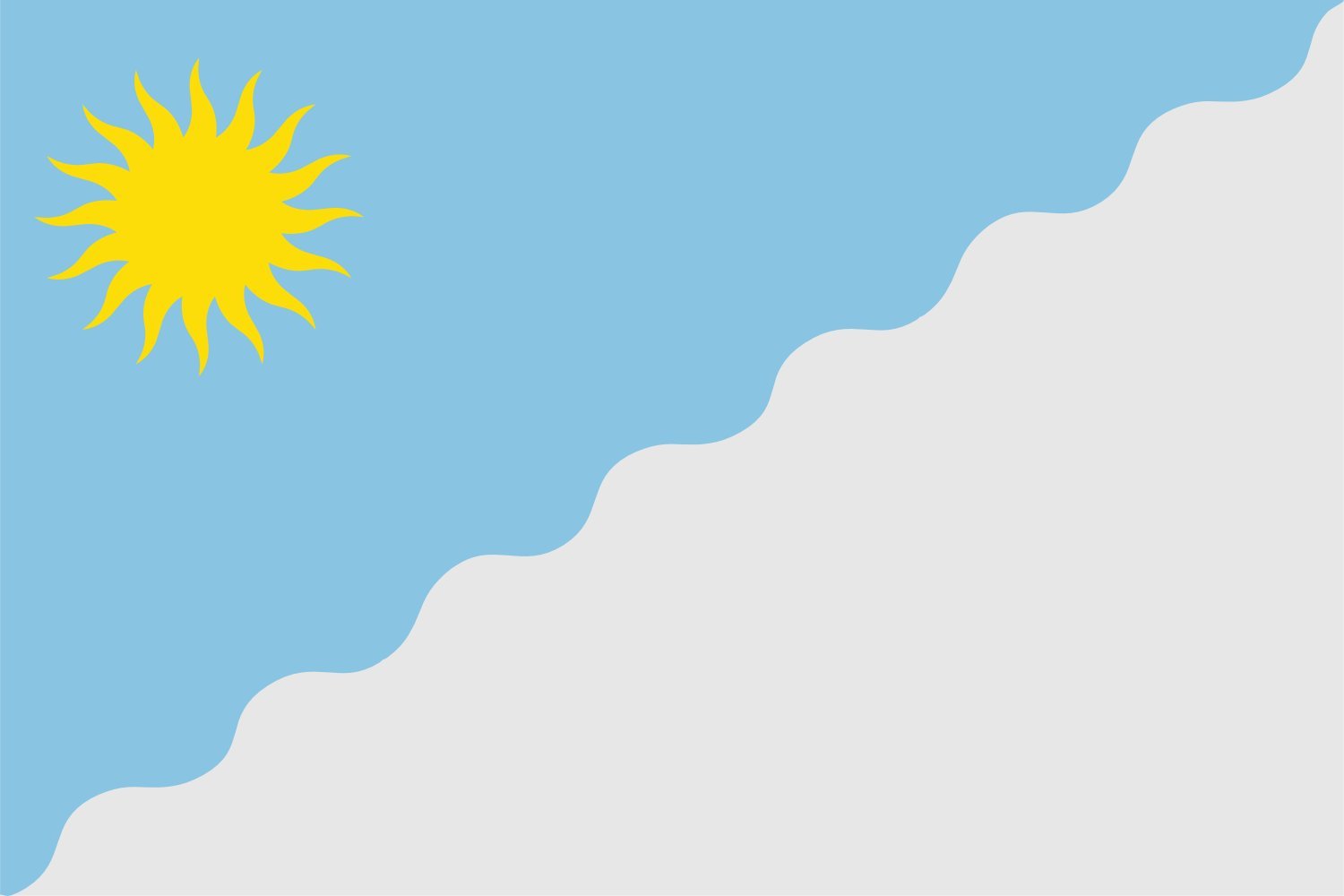 Drapeau Roquetas de Mar de qualité supérieure finition lisse