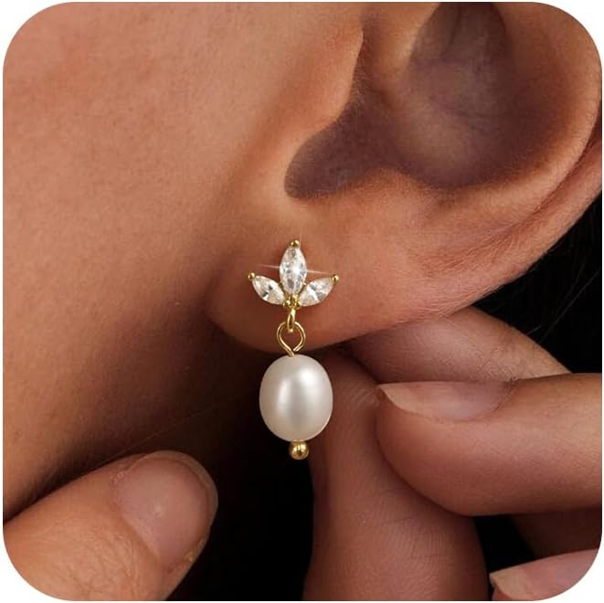 Gold Hoop Earrings Set