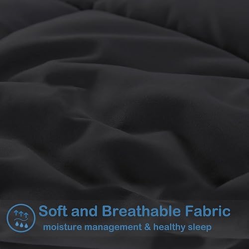 Miniatura 3 de MAPLE DOWN Edredón Suave Tamaño King Inserto de Edredón - Edredón Alternativo de Plumón con Pestañas en las Esquinas - Ligero Esponjoso Transpirable