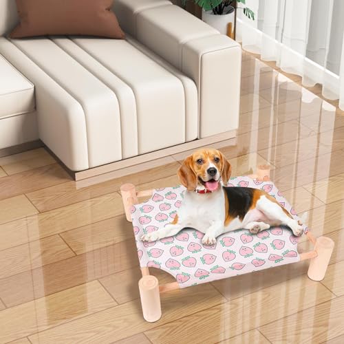 Lits pour chiens et chats style hamac en bois Domest respirant - 3