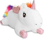 SQEQE Weighted Axolotl Stuffed Animals, Weighted Pink Axolotl Plush, Cute Plushies Toy Gift for Kids Adults (9.8 Inch, 0.8 Lbs)