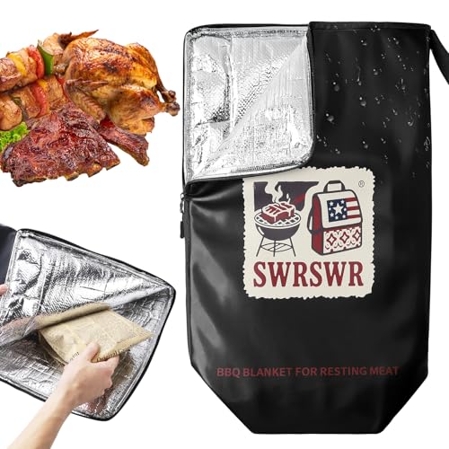 BBQ Blanket para reposar carnes, reutilizable, cuero miniatura 1