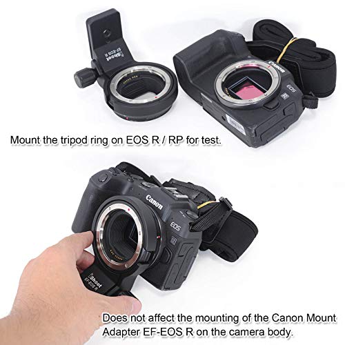 Anillo de montaje en trípode iShoot para Canon EF-EOS R adaptador de lente Arca 5