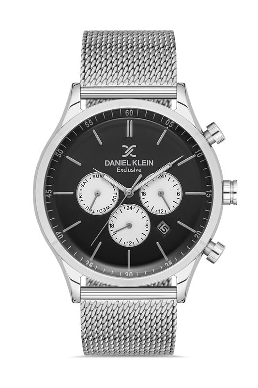 Daniel Klein Exclusive Men Black Dial Analogue Watch - DK.1.12859-1 (B0C9TSG12T) Amazon Price History, Amazon Price Tracker