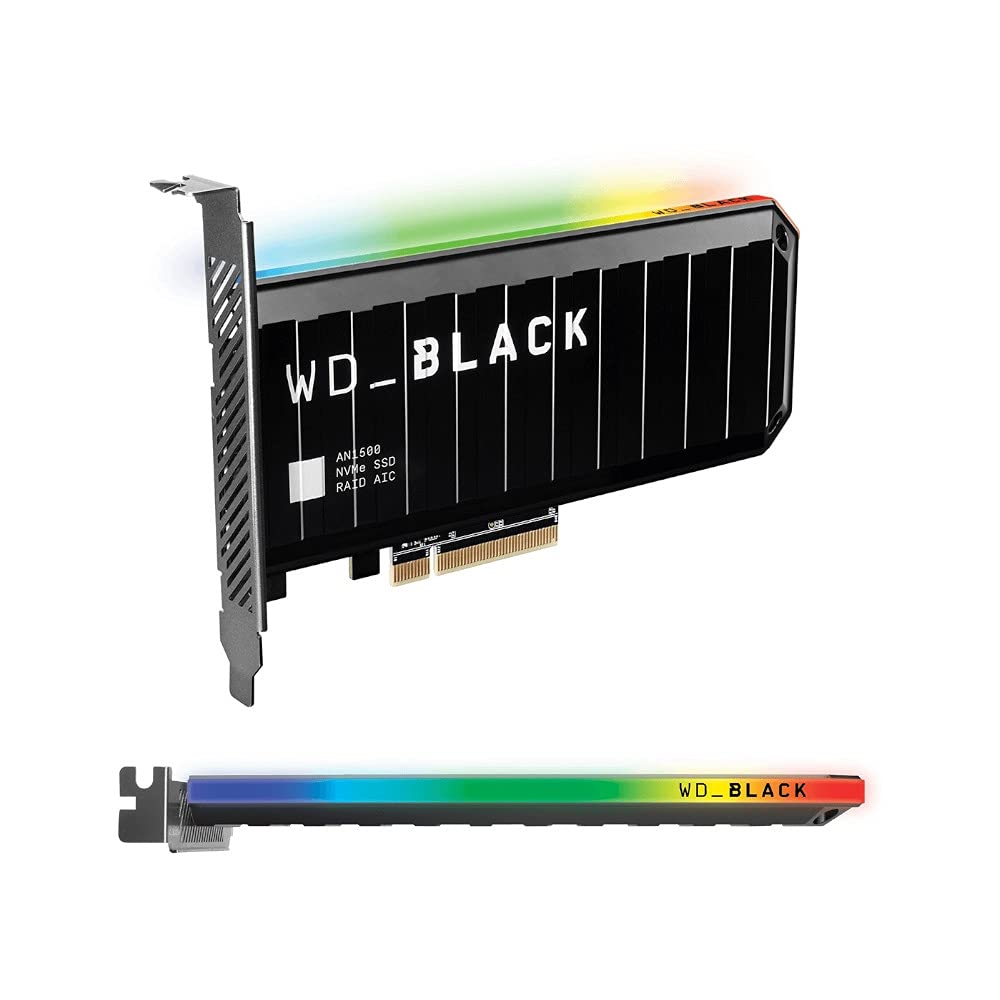 WD_BLACK 2TB AN1500 NVMe Internal Gaming Solid State Drive SSD Add-In-Card - Gen3 PCIe, Up to 6500 MB/s - WDS200T1X0L