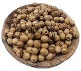 Unique Rosary Beads Catholic: Authentic Holy Land 9mm oval bulk beads; ideal for rosary making supplies catholic, bracelets, beads for rosary making, crafts Cuentas Para Hacer Rosarios Catolicos: Smooth oval wooden beads for jewelry making; perfect w...