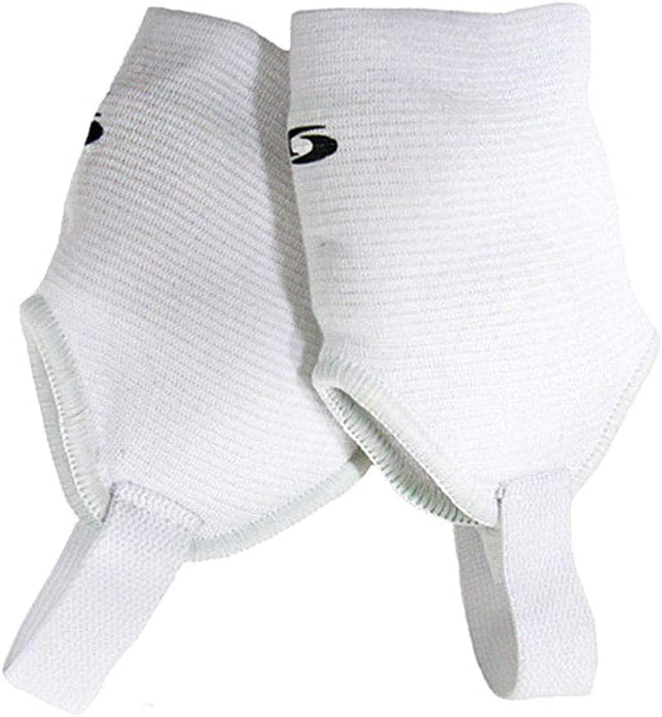 Sunbird Protège-cheville Blanc Taille Grande 1 paire de Protection Double Face pour le Football
