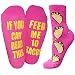 Tacos Wine Beer Socks If You Can Read This Golden Print Happy Socks Novelty Funny Gift For Men Women