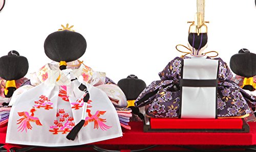 Amazon | 人形屋ホンポ 雛人形 コンパクト ひな人形 ケース飾り 五人
