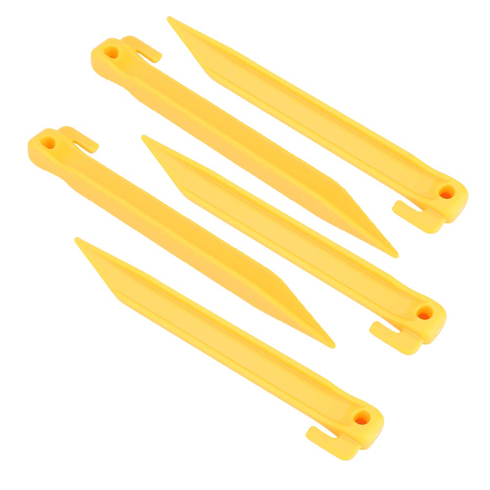 Kołki do nadmuchiwanych produktów, plastikowe śledzie namiotowe, 5 szt., nylonowe markizy kempingowe, akcesoria do paznokci (małe)