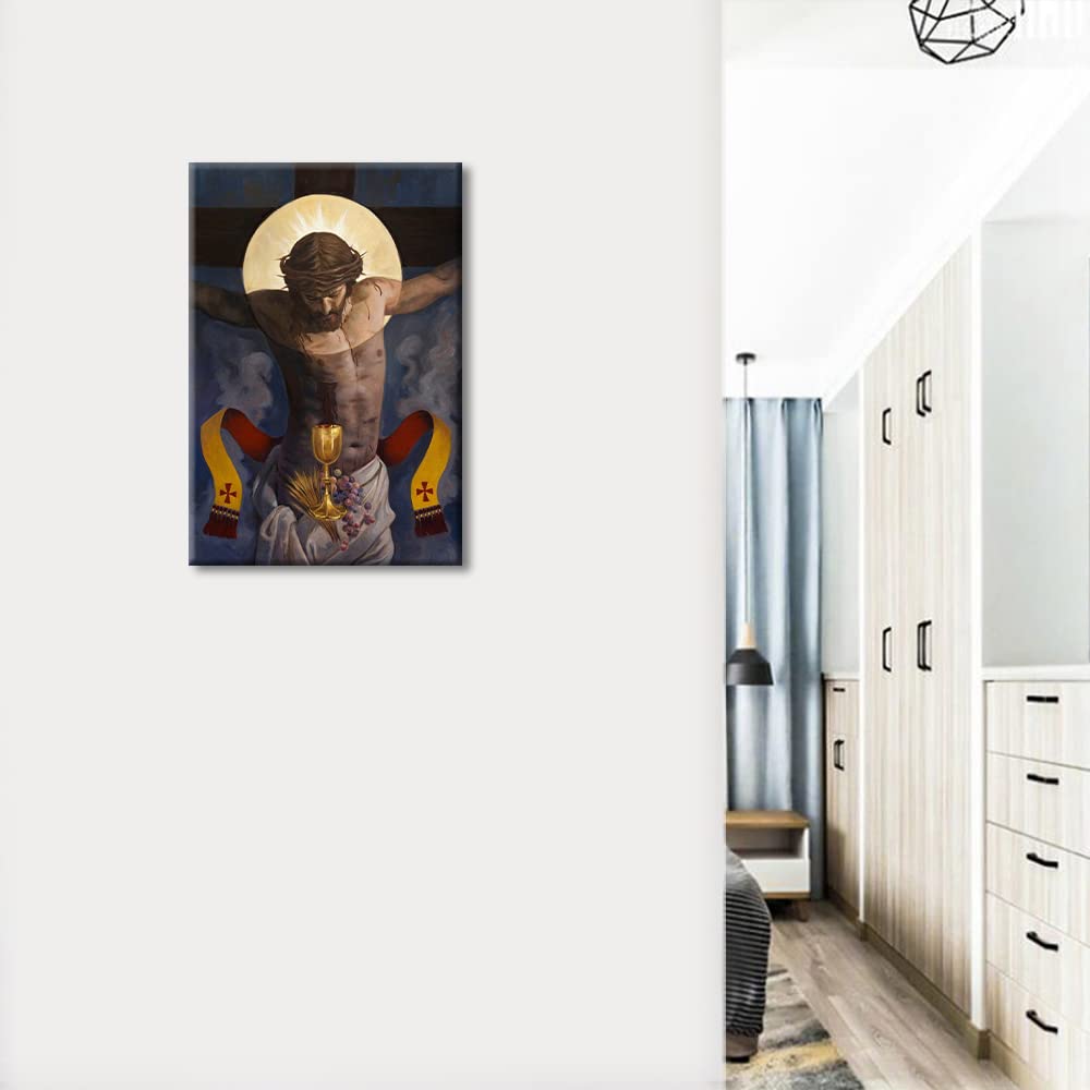 Jesus Christ Canvas Art Wall the Eucharist Established by Jesus Christ ...