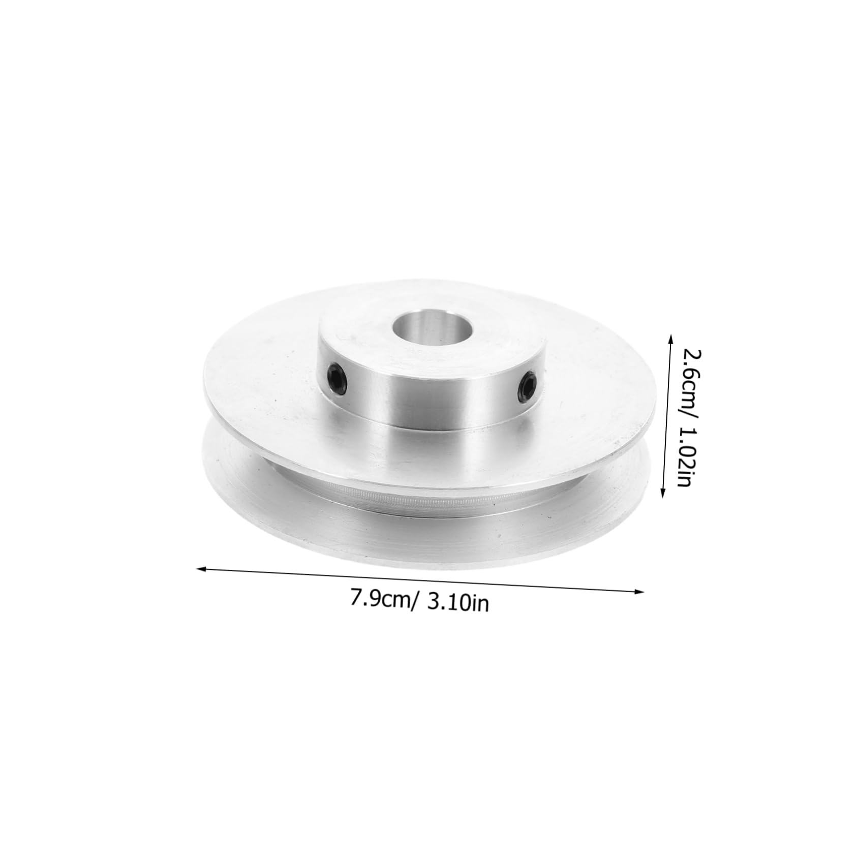 iplusmile Puleggia a Scanalatura Pulley Per Tensionatori Puleggia Per Trasmissione e Elettrici Resistente e Facile Installare