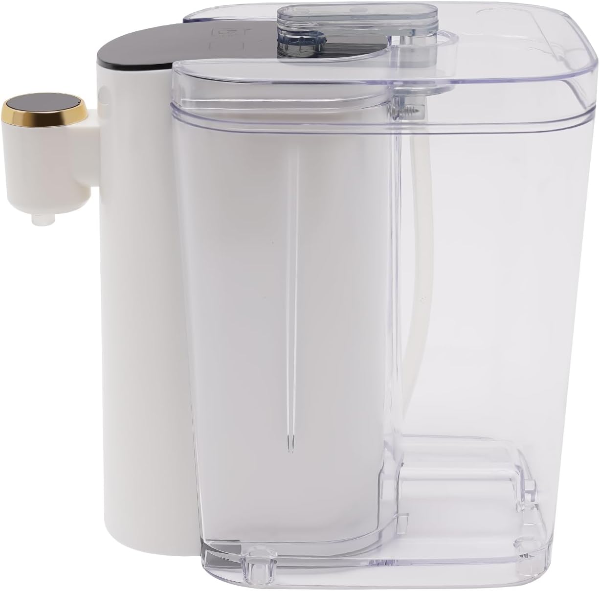 Table Water Dispenser Instant Hot Water Dispenser Electric Hot Warm Cold Water Dispenser with Water Tank for Home Office School White