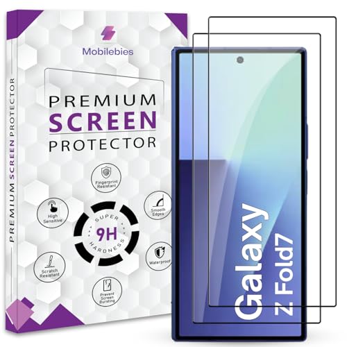 Image of Premium Tempered Glass Screen Protector Guard For Samsung Z Fold 7 5G (8 Inch, Pack of 2) | Edge to Edge Coverage With Easy to installation kit