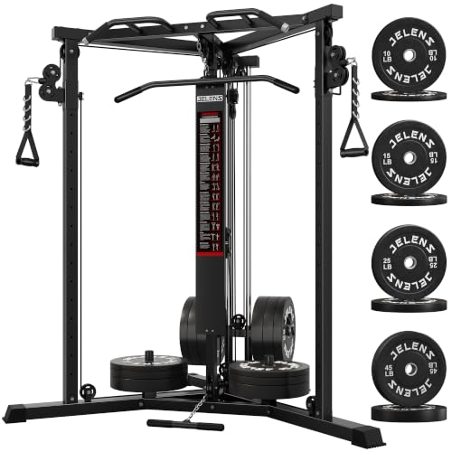 Image of CC01 Cable Crossover Machine with High and Low Pulley System, Functional Trainer with Pull Up Bars and Optional Bundle, Cable Machine for Home Gym Power Workout