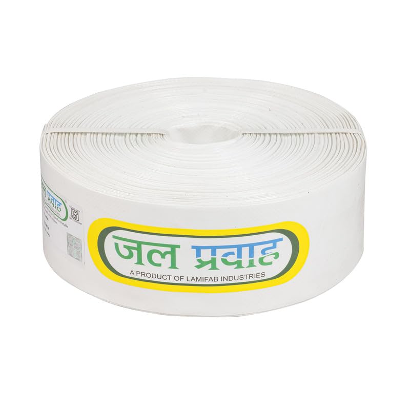 Jal Pravah HDPE Lapeta Tube Pipe 3 Inch 100 Meter 0.32 mm Thick with Repair Kit | UV Protected, High Pressure, Lightweight, Durable Lay Flat Pipe for Irrigation & Water Transfer-image-26