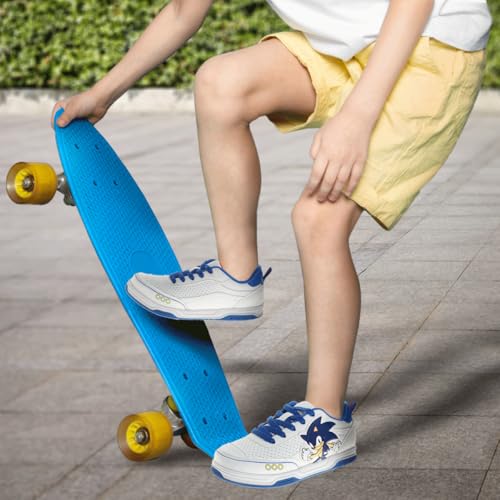 Image of Sonic The Hedgehog Boys Shoes Slipon Athletic Tennis Sneakers for Kids