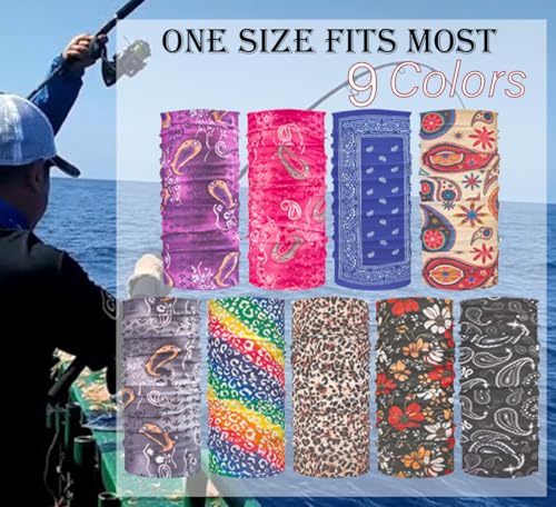 Image of Pack Neck Gaiters Tube UV Face Mask Bandana Balaclava Shiesty Magic Scarf Headwear Headbands Wraps for Women Men