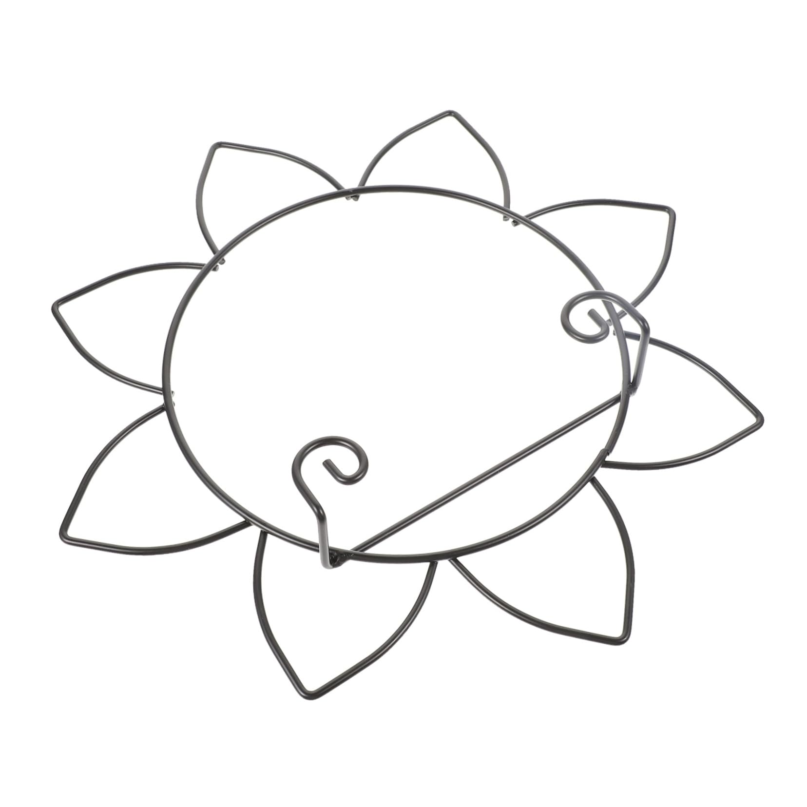 Alipis Wall-mounted Iron Art Display Rack for Plates and Bowls Elegant Artwork Hanging Stand and Stylish Holder for Home Mall and Showcase for Organizing Decor