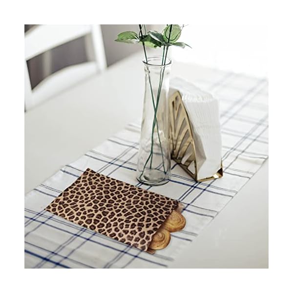 Ikee Design 200 Stück 15,2 x 22,9 cm flache Papiertüten mit Leopardenmuster oder gemusterten Kraftpapier für Süßigkeiten… – Bild 8