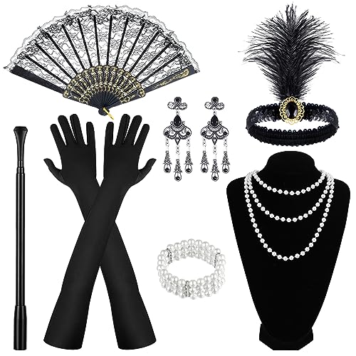 1920er Jahre Gangster-Kostüm-Set Für Herren – Retro Gatsby-Look Mit 17 Teilen Inkl. Hut, Fliege & Taschenuhr