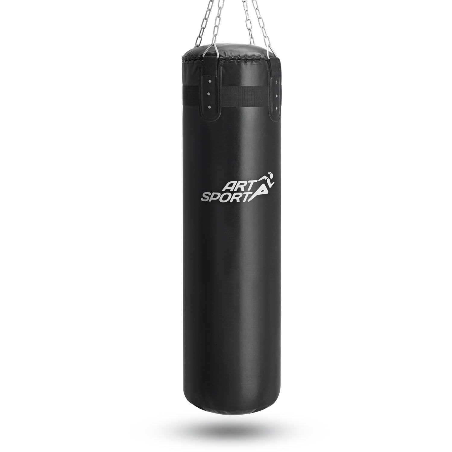 ArtSport Sacco da Boxe - Kit con Catena in Acciaio & Girella - Sacco da Pugilato Sospeso per Boxe & Kickboxing