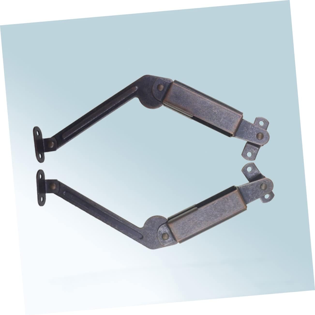 POPETPOP 5pcs Safe Curved Hand Support for Cabinet Spring Arm Supports Wood Box Stool Easy Install
