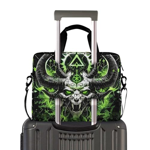 Bolso maletín para laptop Dragon Head Skull 13-15.6 pulg miniatura 4