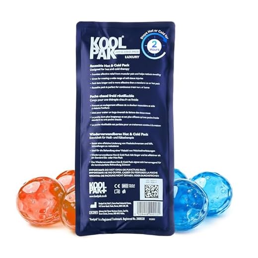 Koolpak Lyxig återanvändbar värme- och kylkompress – 12 x 29 cm