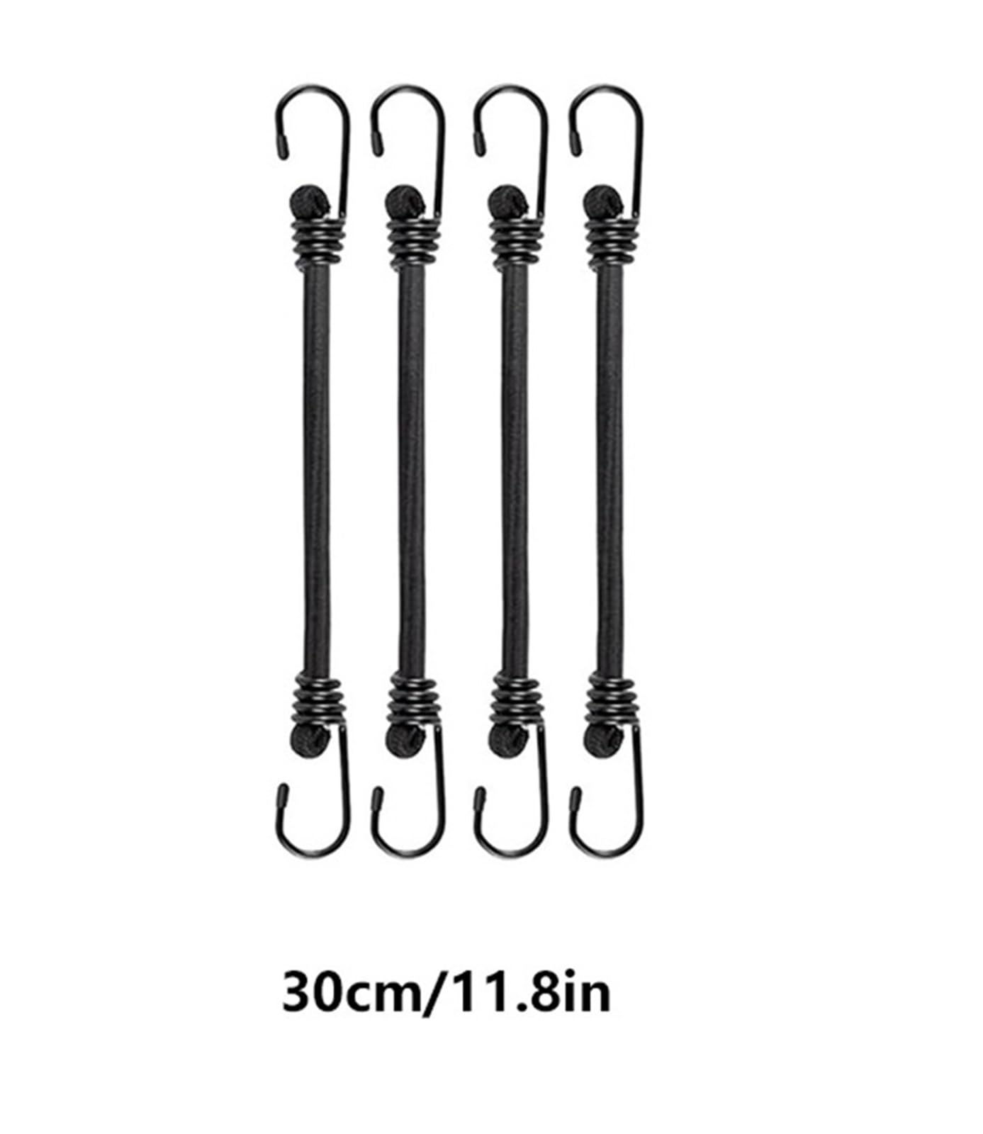 Cordons éLastiques avec Crochets Lot de 10 tendeurs élastiques Robustes avec Crochets for vélos, Camping et extérieur pour Camping, BâChes