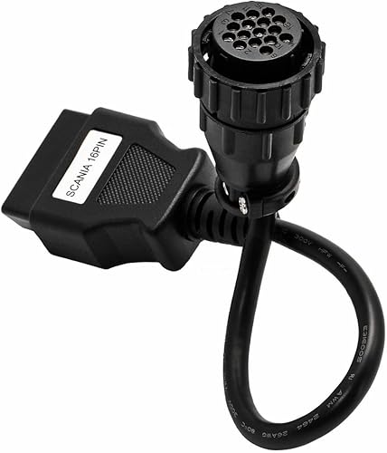 16pin a OBD2 16pin herramientas de diagnóstico compatibles TCS para camiones Scania OBD2 cable conector para camiones Scania
