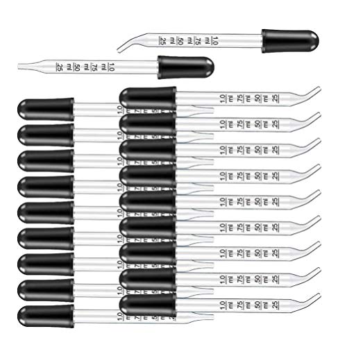 POPETPOP 20 Pcs Gotor de Gotas de Gotas de Borracha Grootper de 20 PCS Garrafa de Palha de Óleo (10P