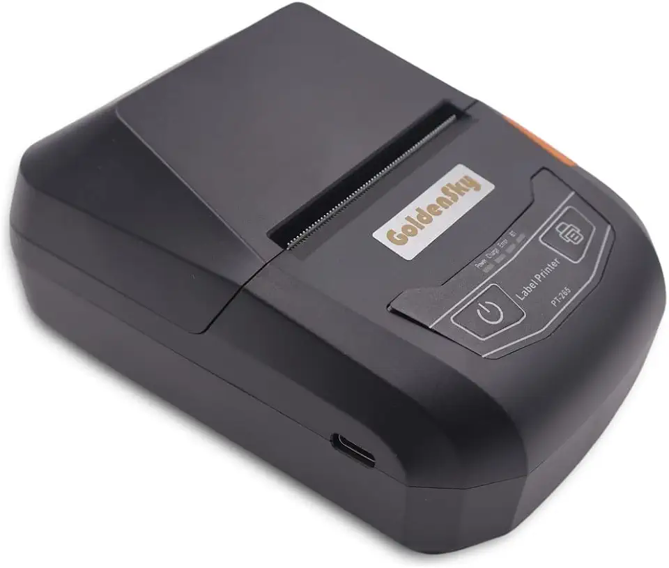 Mini Impressora Termica Portatil Etiqueta Adesiva Bobina 58mm compatível com IOS