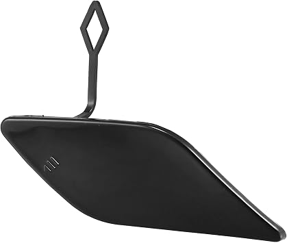 2-Pack Front Bumper Tow Hook Cover Caps For Mercedes-Benz E-Class W212 (2008-2013) - OEM A2128850126, Black ABS
