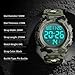 Imagen de Reloj Digital para Hombre-Relojes Militares Deportivos 5 ATM Impermeable al Aire Libre Cronógrafo Militar Relojes de Pulsera para Hombres con Luz Trasera LED